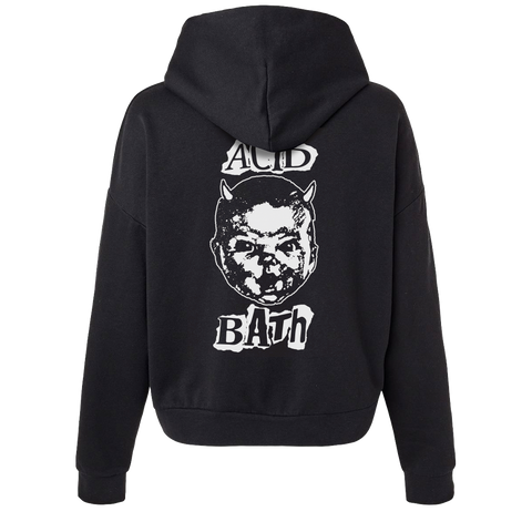 Acid Bath women's cropped hoodie